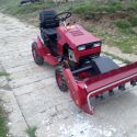 DAKR Cseh gyártmányú 16 LE-s Panter FD5 Mulcher mulcsozótraktor szuper áron 6. kép