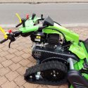 MGM Lampacrescia MGM TTR 886 HD ipari kivitelű lánctalpas rézsűnyíró gazvágó-mulcsozó gép, 13 LE-s HONDA GX 390 Alpin kivitelű motorral meredek lejtők nyírására: (Olasz gyártmány) 7. kép