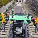 MGM Lampacrescia MGM TTR 886 HD ipari kivitelű lánctalpas rézsűnyíró gazvágó-mulcsozó gép, 13,5 LE-s Briggs&Stratton XR 2100 kivitelű motorral meredek lejtők nyírására 17. kép