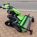 MGM Lampacrescia MGM TTR 886 HD ipari kivitelű lánctalpas rézsűnyíró gazvágó-mulcsozó gép, 13,5 LE-s Briggs&Stratton XR 2100 kivitelű motorral meredek lejtők nyírására 19. kép