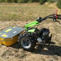 MGM Lampacrescia 13 le-s Castoro Super Honda ipari kivitelű fűkaszáló kistraktor („Kemper” jellegű kettődobos kaszával) 3. kép