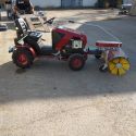 DAKR Panter FD-5 minitraktor seprőgéppel, (Cseh gyártmányú), 16 LE-s, szenzációs áron 6. kép
