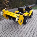  Tauros ZX 18 4x4, 18 LE-s, kertészeti kistraktor „Y” késes szárzúzóval !!! 2. kép