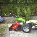 MGM Lampacrescia 13 le-s MGM Lampacrescia Castoro Super Honda ipari kivitelű síkelőkészítő-talajszekcionáló egytengelyes kistraktor 2. kép