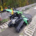 MGM Lampacrescia MGM TTR 886 HD ipari kivitelű lánctalpas rézsűnyíró gazvágó-mulcsozó gép, 13,5 LE-s Briggs&Stratton XR 2100 kivitelű motorral meredek lejtők nyírására 4. kép