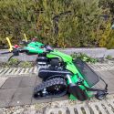 MGM Lampacrescia MGM TTR 886 HD ipari kivitelű lánctalpas rézsűnyíró gazvágó-mulcsozó gép, 13,5 LE-s Briggs&Stratton XR 2100 kivitelű motorral meredek lejtők nyírására 8. kép