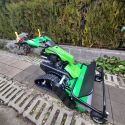 MGM Lampacrescia MGM TTR 886 HD ipari kivitelű lánctalpas rézsűnyíró gazvágó-mulcsozó gép, 13,5 LE-s Briggs&Stratton XR 2100 kivitelű motorral meredek lejtők nyírására 10. kép