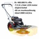DAKR 7,5 LE-S TRITON L224 MAGASGAZVÁGÓ-KASZÁLÓ GÉP (CSEH GYÁRTMÁNY) 3. kép