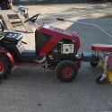 DAKR Panter FD-5 minitraktor seprőgéppel, (Cseh gyártmányú), 16 LE-s, szenzációs áron 2. kép