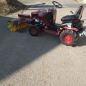 DAKR Panter FD-5 minitraktor seprőgéppel, (Cseh gyártmányú), 16 LE-s, szenzációs áron 4. kép