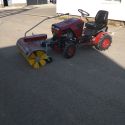 DAKR Panter FD-5 minitraktor seprőgéppel, (Cseh gyártmányú), 16 LE-s, szenzációs áron 6. kép