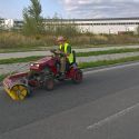 DAKR Panter FD-5 minitraktor seprőgéppel, (Cseh gyártmányú), 16 LE-s, szenzációs áron 8. kép