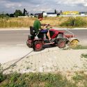 DAKR Panter FD-5 minitraktor seprőgéppel, (Cseh gyártmányú), 16 LE-s, szenzációs áron 9. kép