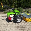 MGM Lampacrescia 13 le-s Castoro Super Honda ipari kivitelű fűkaszáló kistraktor („Kemper” jellegű kettődobos kaszával) 9. kép