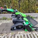 MGM Lampacrescia MGM TTR 886 HD ipari kivitelű lánctalpas rézsűnyíró gazvágó-mulcsozó gép, 13 LE-s HONDA GX 390 Alpin kivitelű motorral meredek lejtők nyírására 12. kép