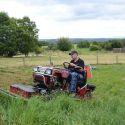 DAKR Cseh gyártmányú 22 LE-s Panter FD-52V multifunkcionális gazvágó traktor 7. kép
