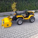  Tauros ZX 18 4x4, 18 LE-s, kertészeti kistraktor „Y” késes szárzúzóval, széles terepes gumikkal !!! 6. kép