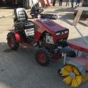 DAKR Panter FD-5 minitraktor seprőgéppel, (Cseh gyártmányú), 16 LE-s, szenzációs áron 2. kép