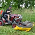DAKR Cseh gyártmányú 22 LE-s Panter FD-52V multifunkcionális kaszáló kistraktor 6. kép