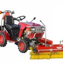 DAKR Cseh gyártmányú 22 LE-s Panter FD-52V multifunkcionális seprő kistraktor 2. kép