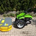 MGM Lampacrescia 13 le-s Castoro Super Honda ipari kivitelű fűkaszáló kistraktor („Kemper” jellegű kettődobos kaszával) 6. kép