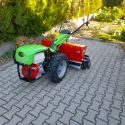 MGM Lampacrescia 13 le-s MGM Lampacrescia Castoro Super Honda ipari kivitelű fűmagvető egytengelyes kistraktor (Olasz gyártmány) 2. kép
