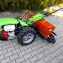MGM Lampacrescia 13 le-s MGM Lampacrescia Castoro Super Honda ipari kivitelű fűmagvető egytengelyes kistraktor (Olasz gyártmány) 3. kép