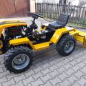  Tauros ZX 18 4x4, 18 LE-s, kertészeti kistraktor „Y” késes szárzúzóval, széles terepes gumikkal !!! 3. kép