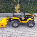  Tauros ZX 18 4x4, 18 LE-s, kertészeti kistraktor „Y” késes szárzúzóval, széles terepes gumikkal !!! 4. kép