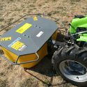 MGM Lampacrescia 13 le-s Castoro Super Honda ipari kivitelű fűkaszáló kistraktor („Kemper” jellegű kettődobos kaszával) 6. kép