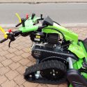 MGM Lampacrescia MGM TTR 886 HD ipari kivitelű lánctalpas rézsűnyíró gazvágó-mulcsozó gép, 13,5 LE-s Briggs&Stratton XR 2100 kivitelű motorral meredek lejtők nyírására 5. kép