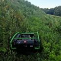  22 LE-s, POGO MTECH SKK 90 V1 professzionális ipari távirányítós gazvágó-fűnyíró gép, 90 cm-es munkaszélesség 10. kép